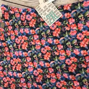 LuLaRoe 2XL Azure floral a-line skirt